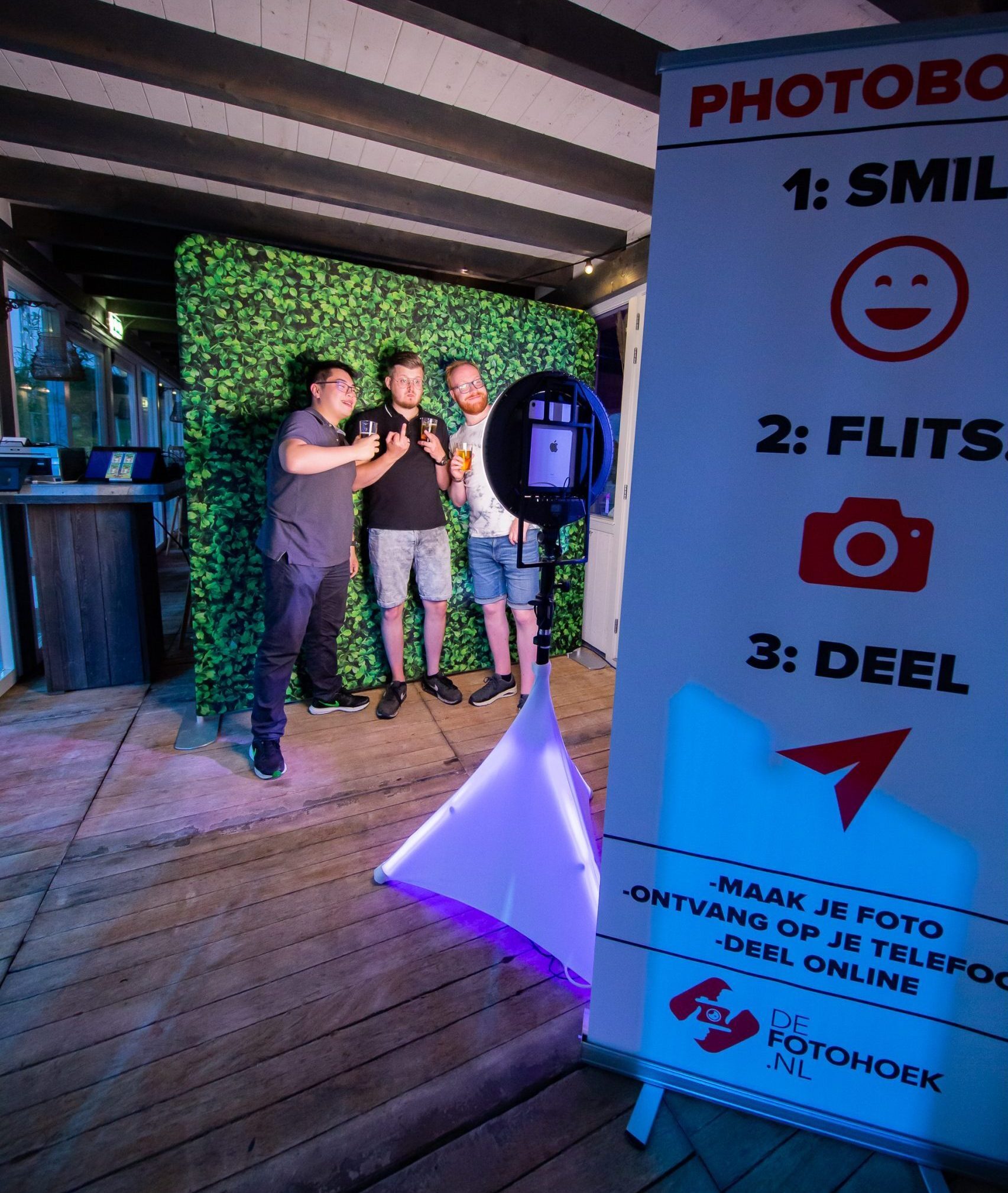 Photobooth beachclub degreez in panheel