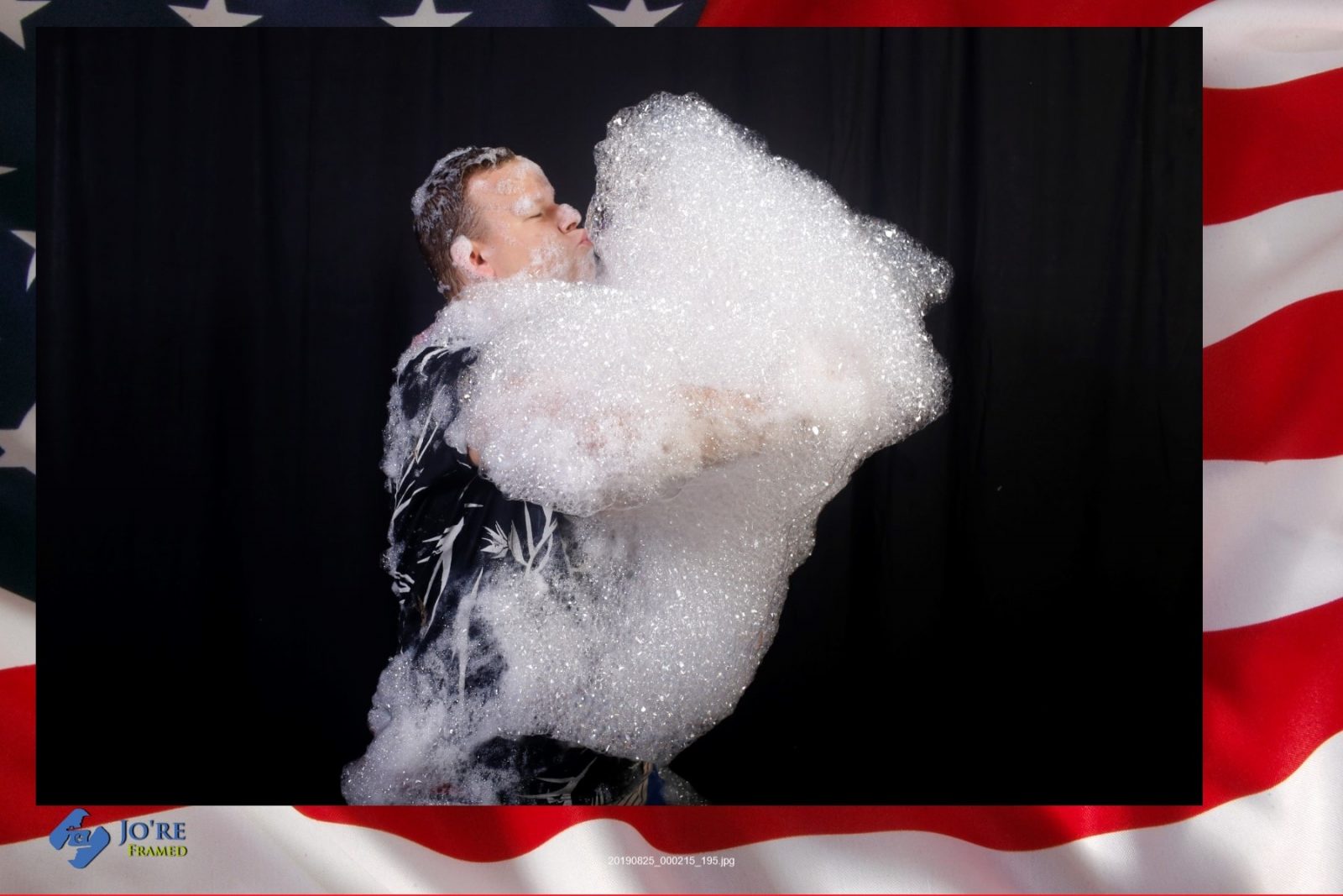 foam amerikaans thema fotobooth